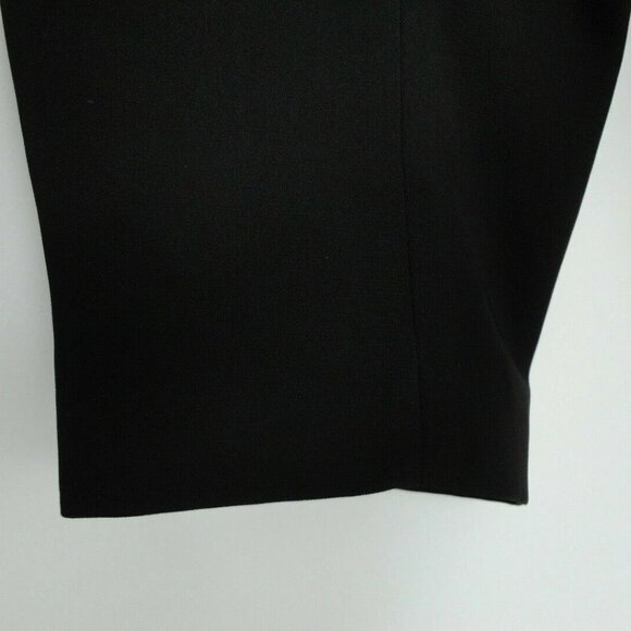 NWT EILEEN FISHER WOMAN Black Round Neck Straight Open Jacket Coat 24W - Picture 4 of 7